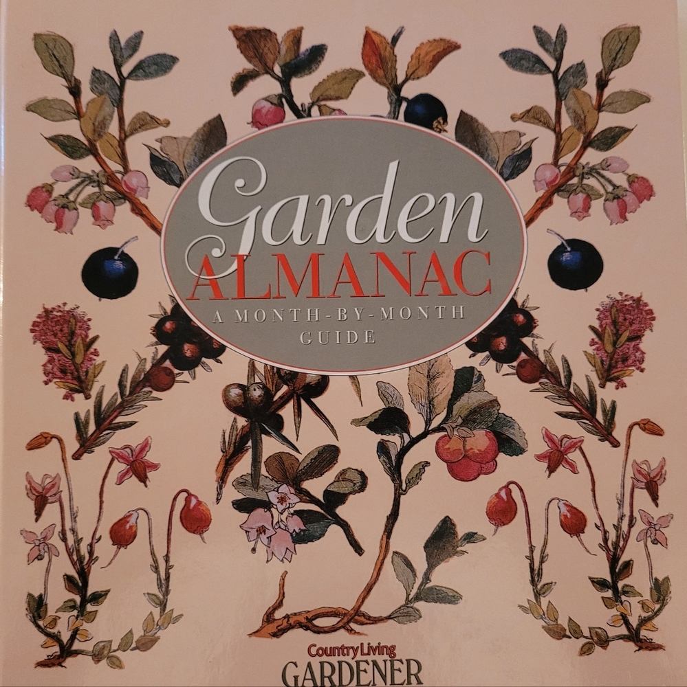 GARDEN ALMANAC - hard cover book